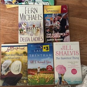 Assorted Romance Paperback Book Set - Mixed Colors